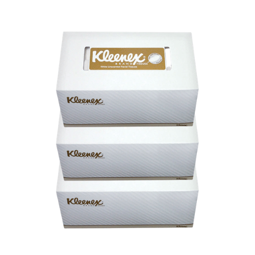 Kleenex House Care Kleenex Unscented 190 Pulls 2Ply Facial Tissue x 3's
