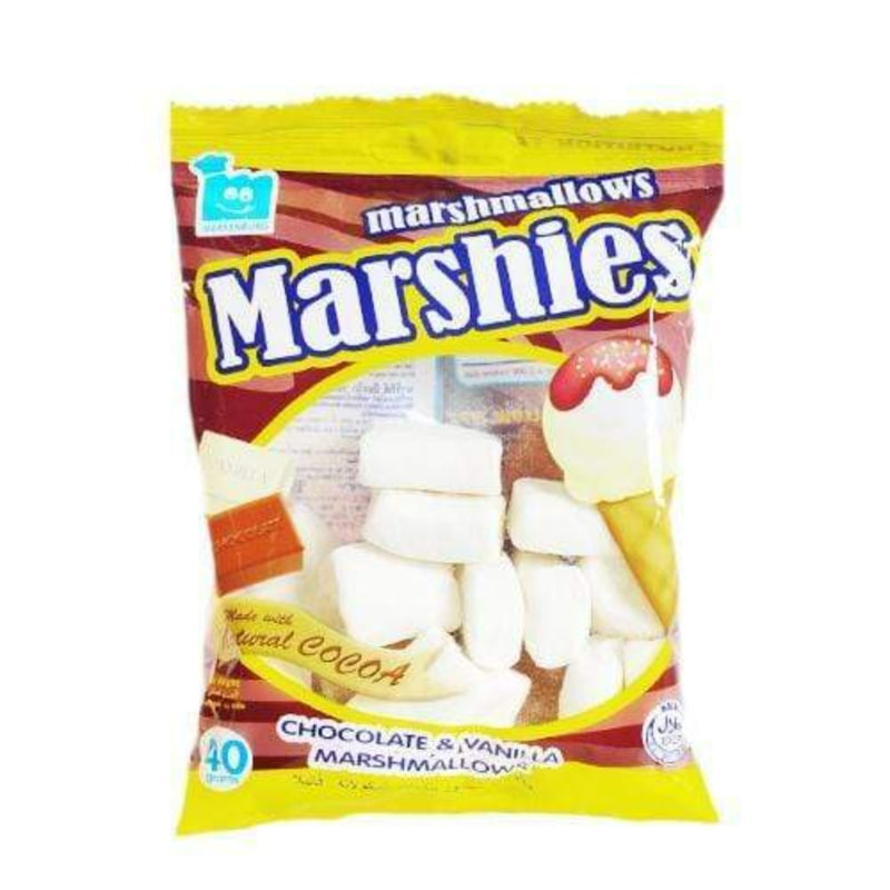 Markenburg Candies Marshies Marshmallows Chocolate  and Vanilla 40g