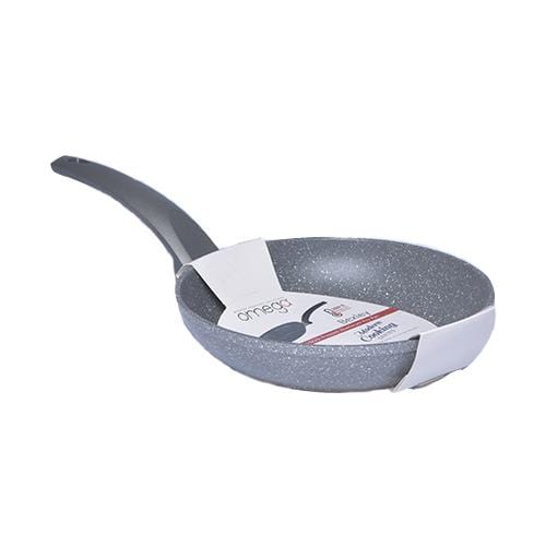 Omega Household Omega Pressed Aluminum Non-Stick Frypan in Sleeve Pack