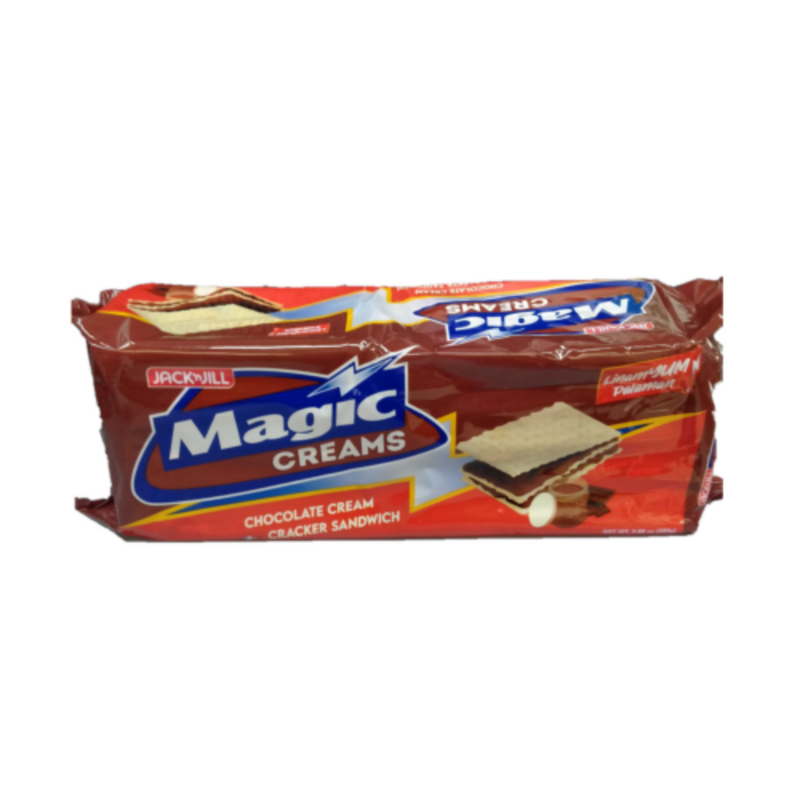 Jack 'n Jill Magic Creams Cracker Sandwich Chocolate 28g x 10's