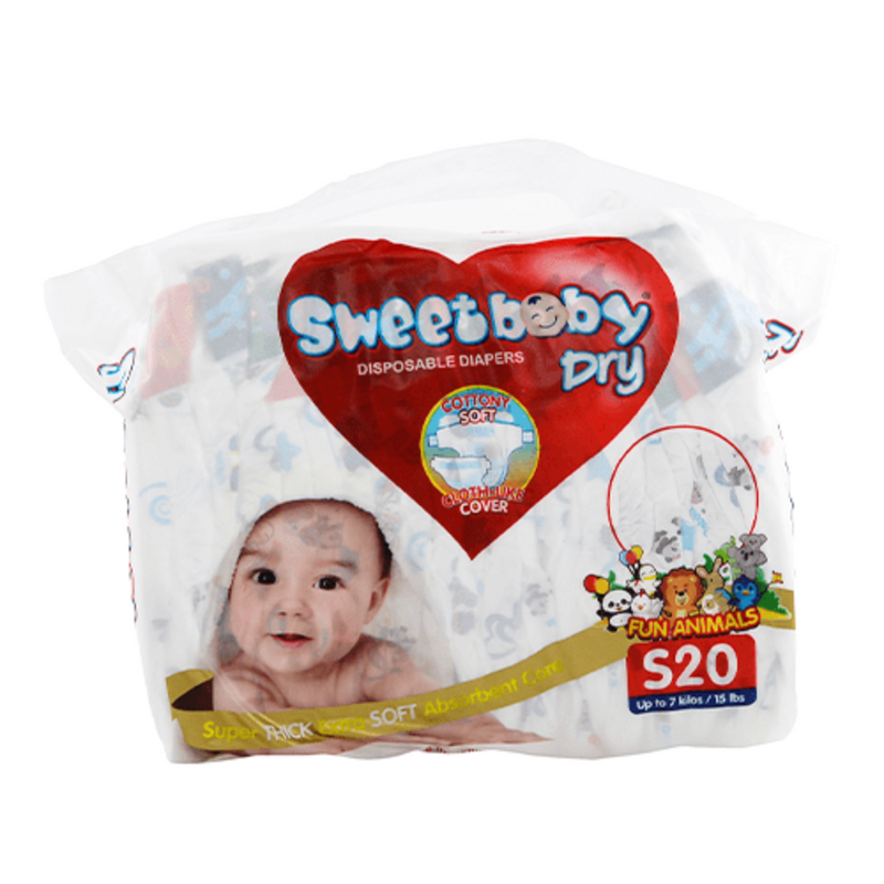 Sweet Baby Baby Care Sweet Baby Dry Diaper Travel Pack  Small 20's