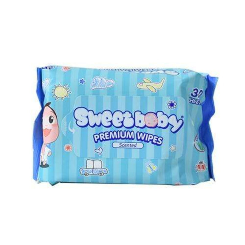 Sweet Baby Baby Care Sweet Baby Premium Wipes with Aloe 30's