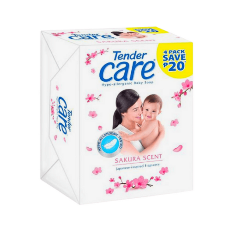 Tender Skin Care Tender Care Baby Soap Sakura 65g x 4's