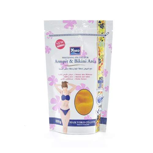 Yoko Health and Beauty 220G Yoko Spa Milk Salt Refill Pack:Armpit and Bikini Area:220g